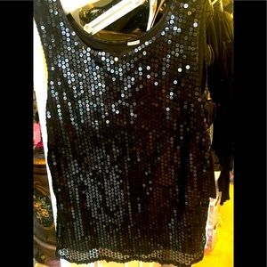 SPARKLE SEQUIN TOP